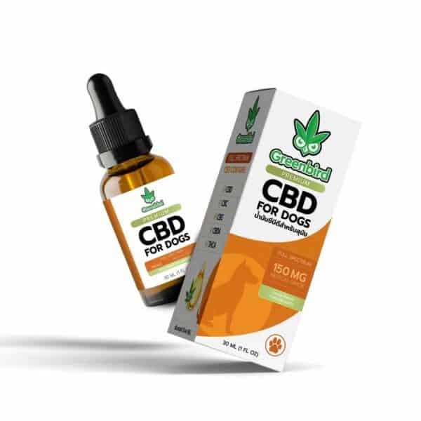 CBD oil for dogs with oil box